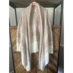 Chico's Eyelash Waterfall Cardigan Beige and Cream Size 3 (U.S. 16-18)